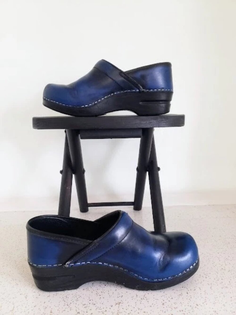 Sanita Professional Cabrio Clogs Blue Women's Size EU 38 US 7.5
